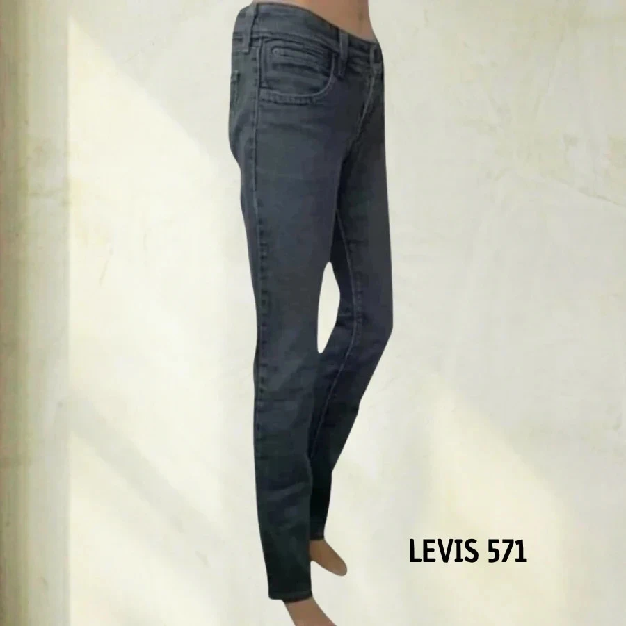 Jean vintage y2k Levis Strauss 571 slim fit taille basse ,extensible